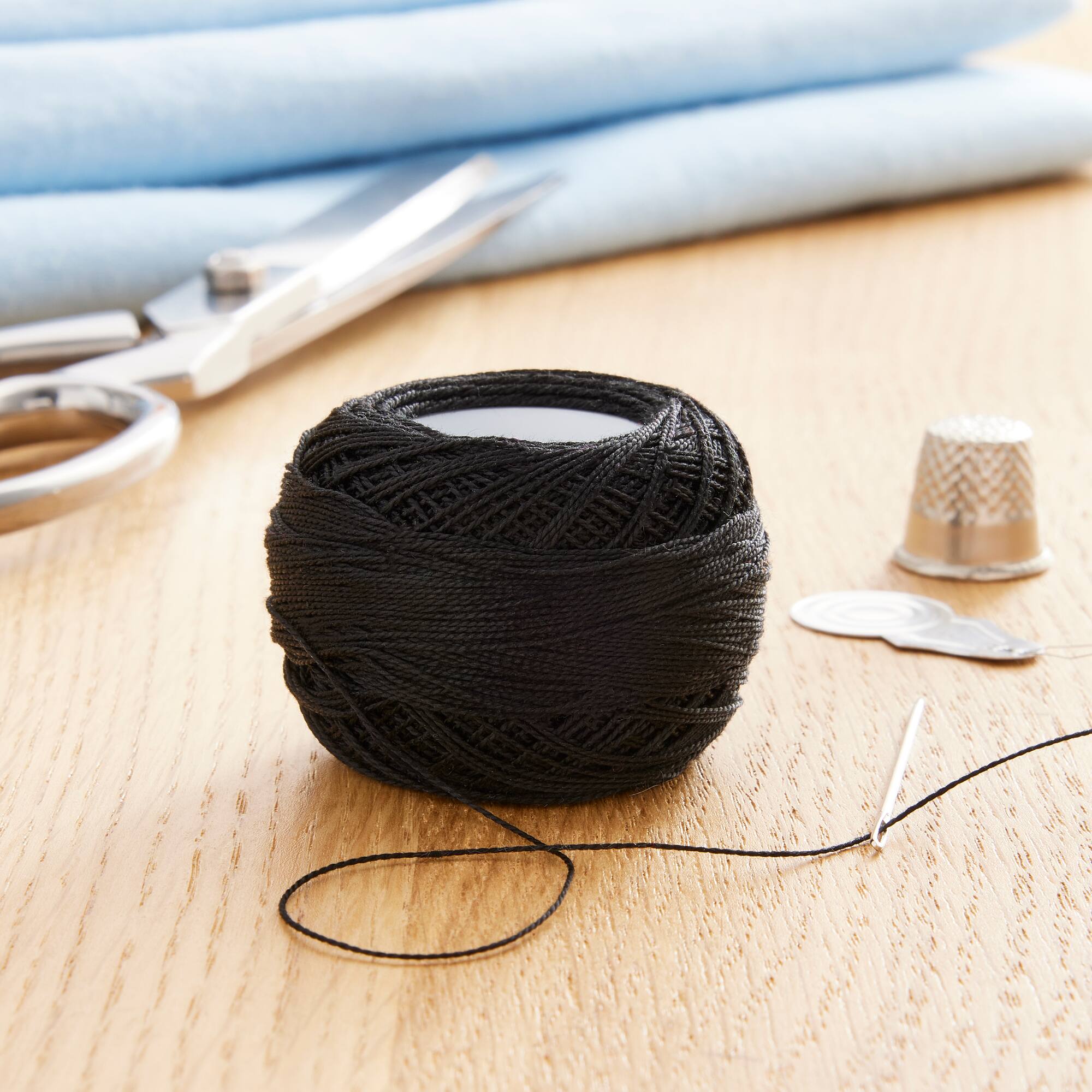 DMC® Pearl Cotton Thread Ball, 310 Black